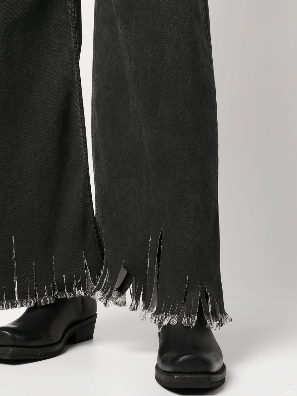 Affordable Women jeans wide leg Alanui fringed 0707